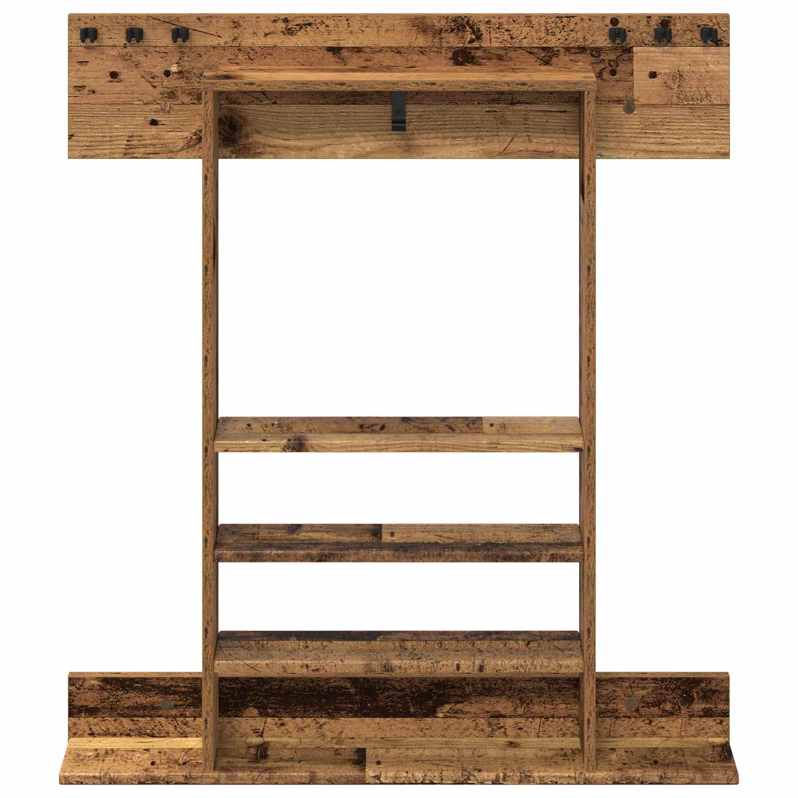 Biljartkeu standaard Bewerkt hout 93 x 12 x 103 cm Oud hout