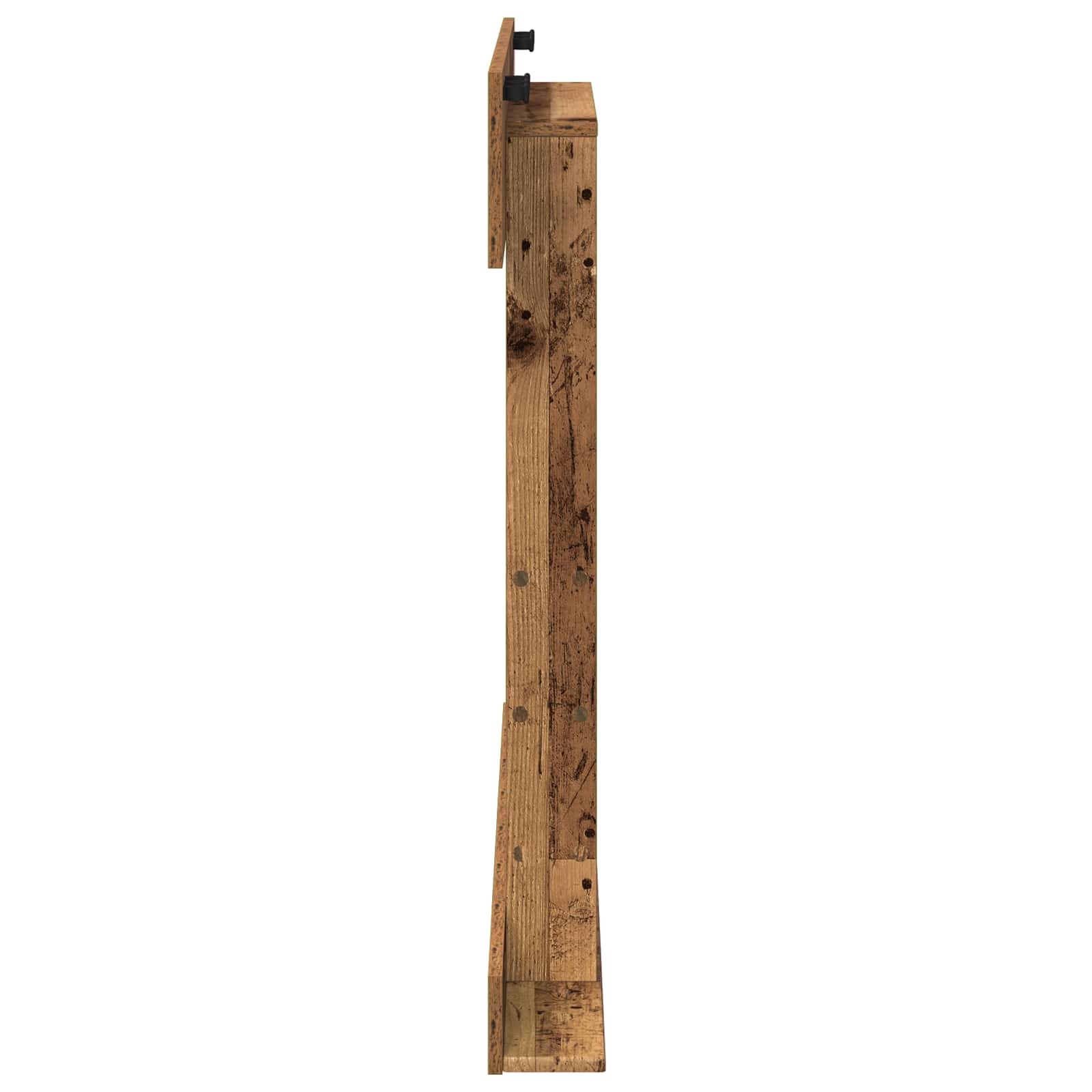 Biljartkeu standaard Bewerkt hout 93 x 12 x 103 cm Oud hout