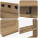 Biljartkeu standaard Bewerkt hout 93 x 12 x 103 cm