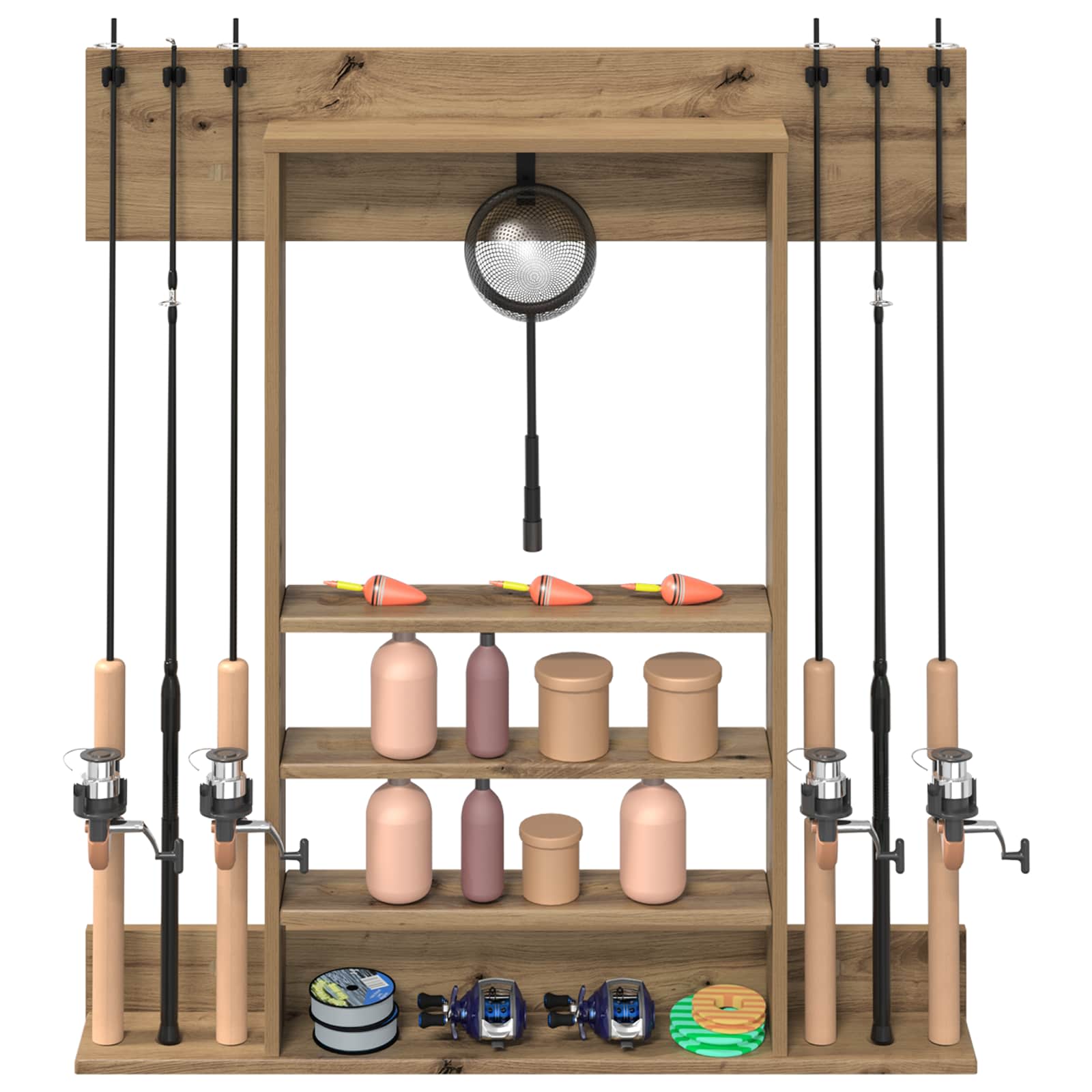 Biljartkeu standaard Bewerkt hout 93 x 12 x 103 cm