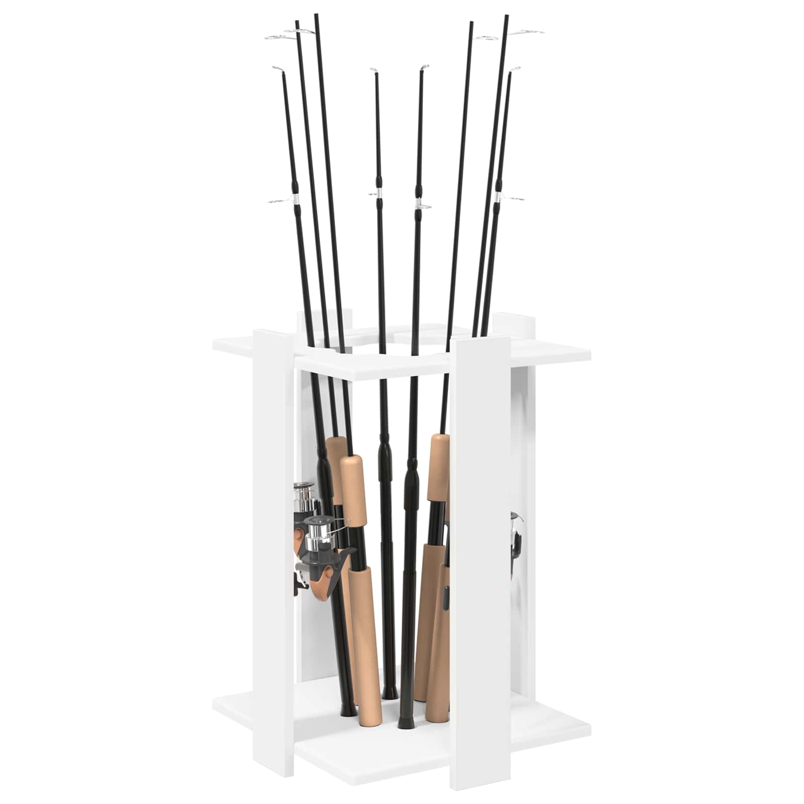 Biljartkeu standaard Bewerkt hout 42 x 43 x 60 cm Wit