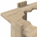 Biljartkeu standaard Bewerkt hout 42 x 43 x 60 cm Sonoma Eiken
