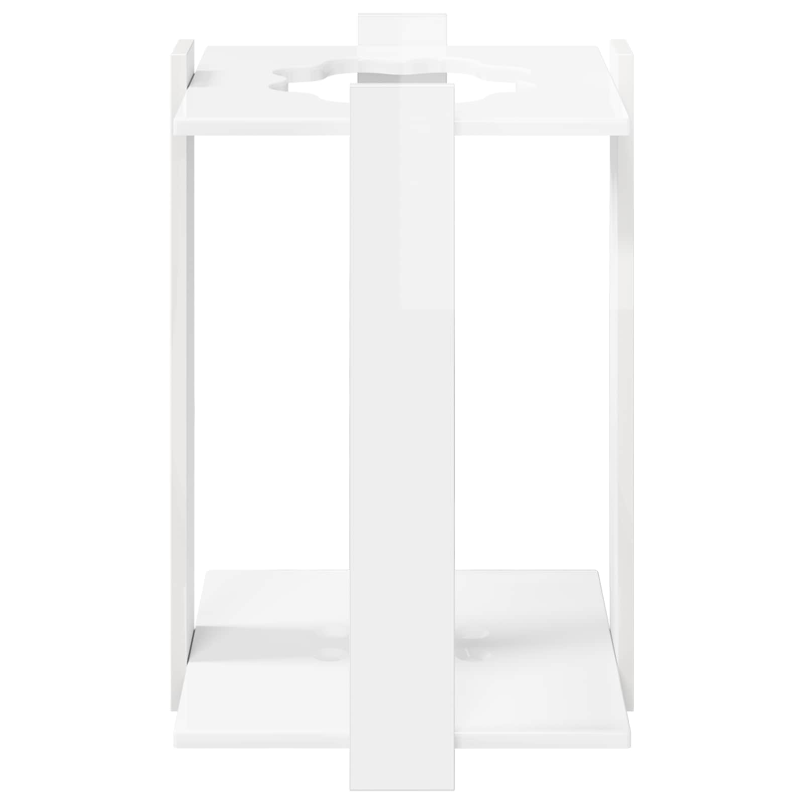 Biljartkeu standaard Bewerkt hout 42 x 43 x 60 cm Hoogglans Wit