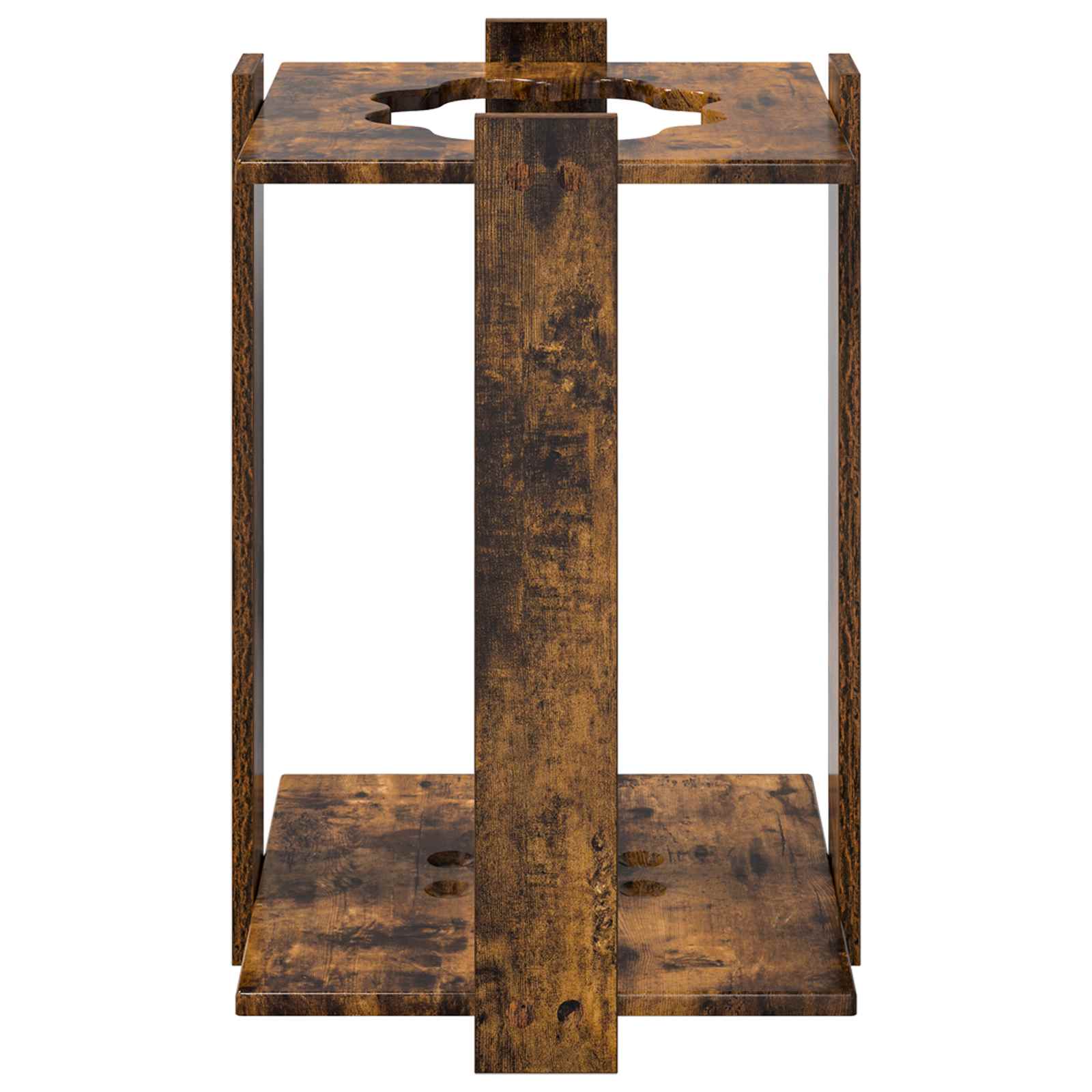 Biljartkeu standaard Bewerkt hout 42 x 43 x 60 cm Gerookt eiken