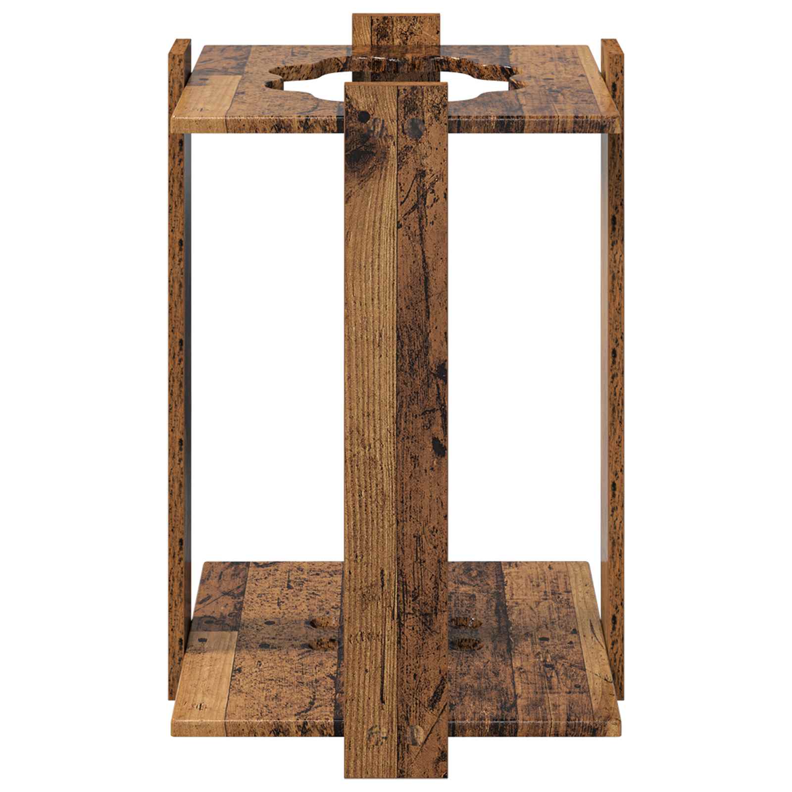 Biljartkeu standaard Bewerkt hout 42 x 43 x 60 cm Oud hout