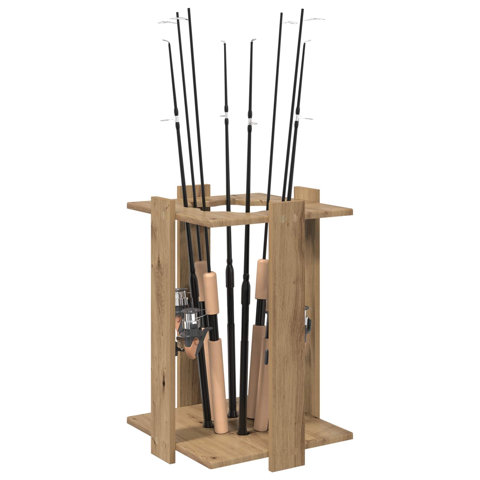 Biljartkeu standaard Bewerkt hout 42 x 43 x 60 cm
