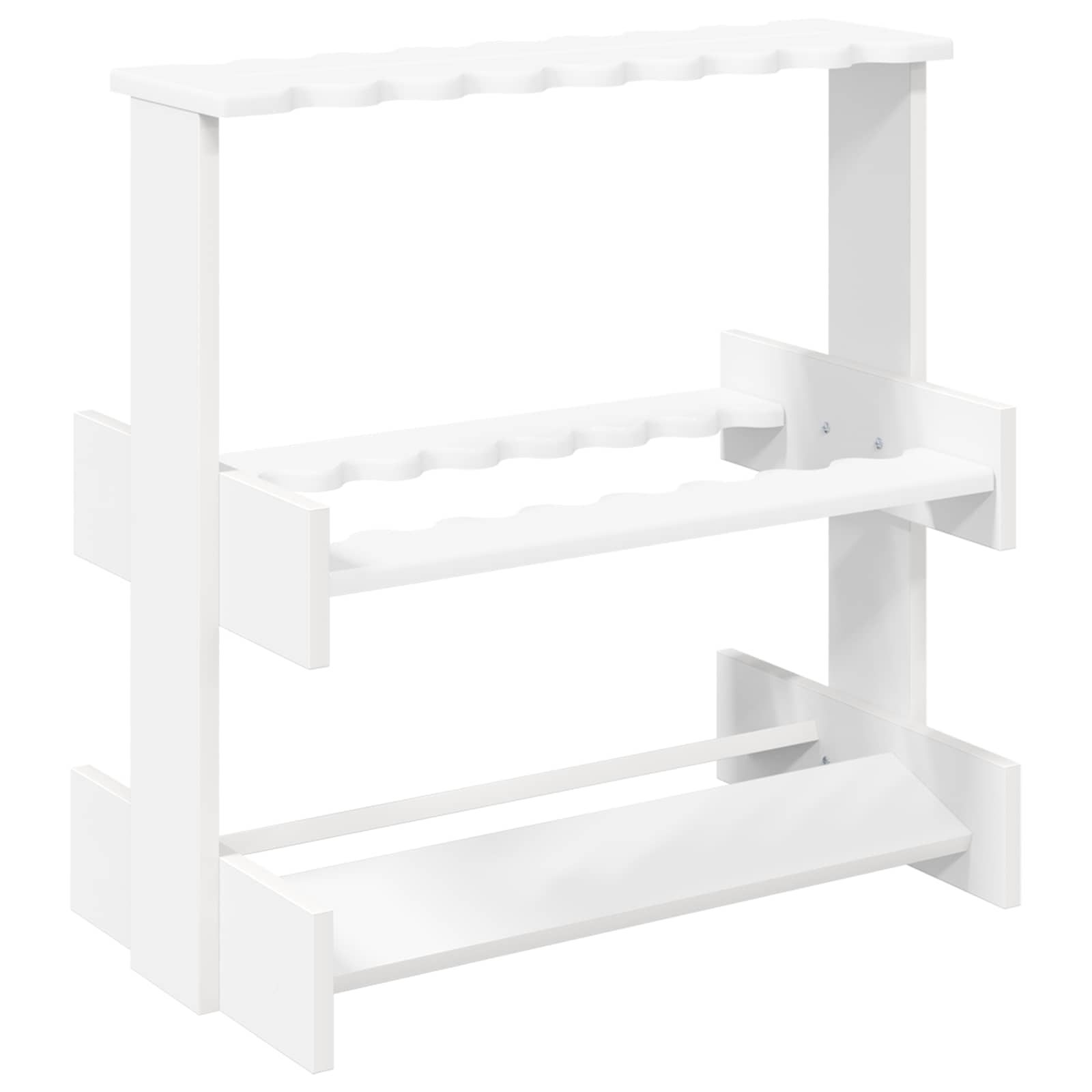 Biljartkeu standaard Bewerkt hout 60 x 35 x 60 cm Wit