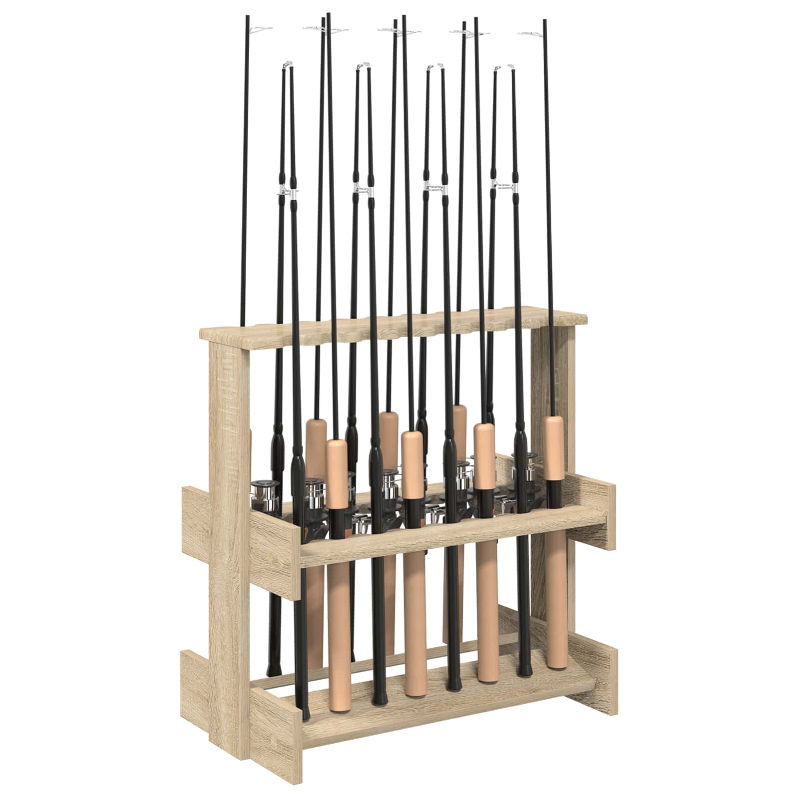 Biljartkeu standaard Bewerkt hout 60 x 35 x 60 cm Sonoma