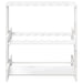 Biljartkeu standaard Bewerkt hout 60 x 35 x 60 cm Glanzend Wit