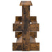 Biljartkeu standaard Bewerkt hout 60 x 35 x 60 cm Gerookt eiken