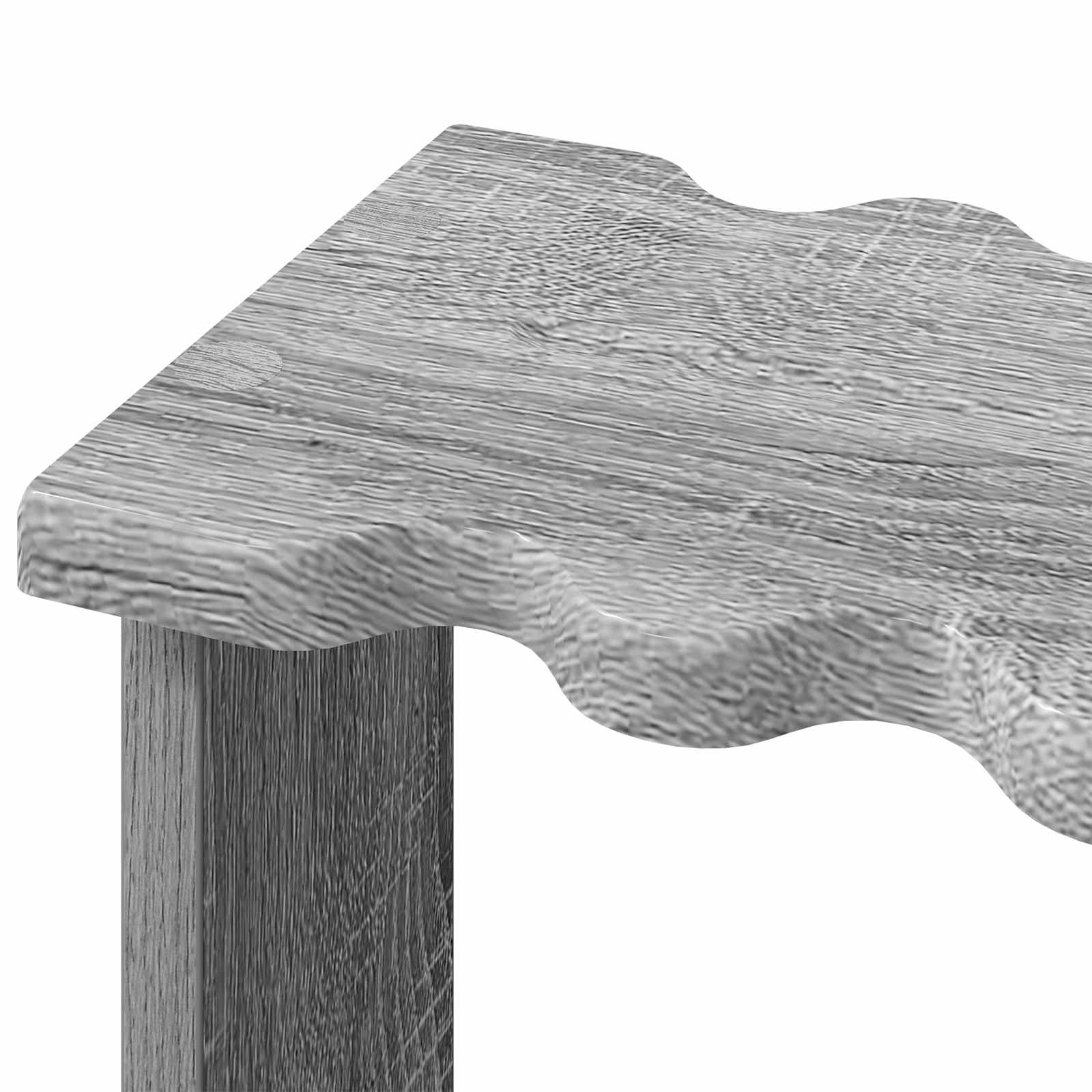 Biljartkeu standaard Bewerkt hout 60 x 35 x 60 cm Grijs Sonoma