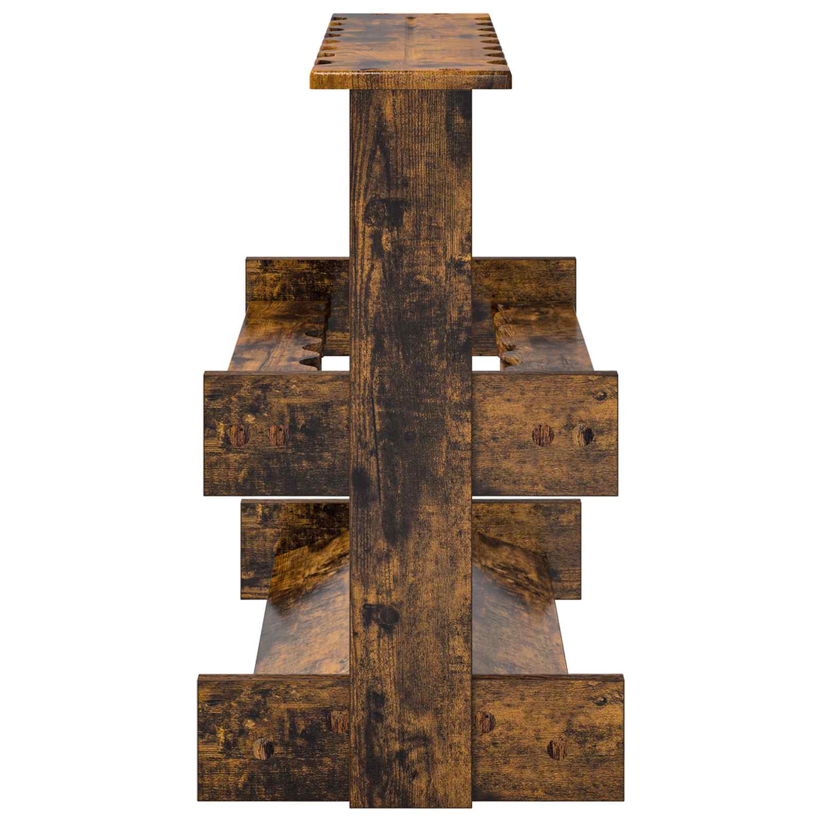 Biljartkeu standaard Bewerkt hout 60 x 35 x 60 cm Oud hout