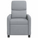 Relaxfauteuil Lichtgrijs Stof