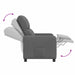 Relaxfauteuil Donkergrijs Stof