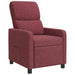 Relaxfauteuil Wijnrood Stof