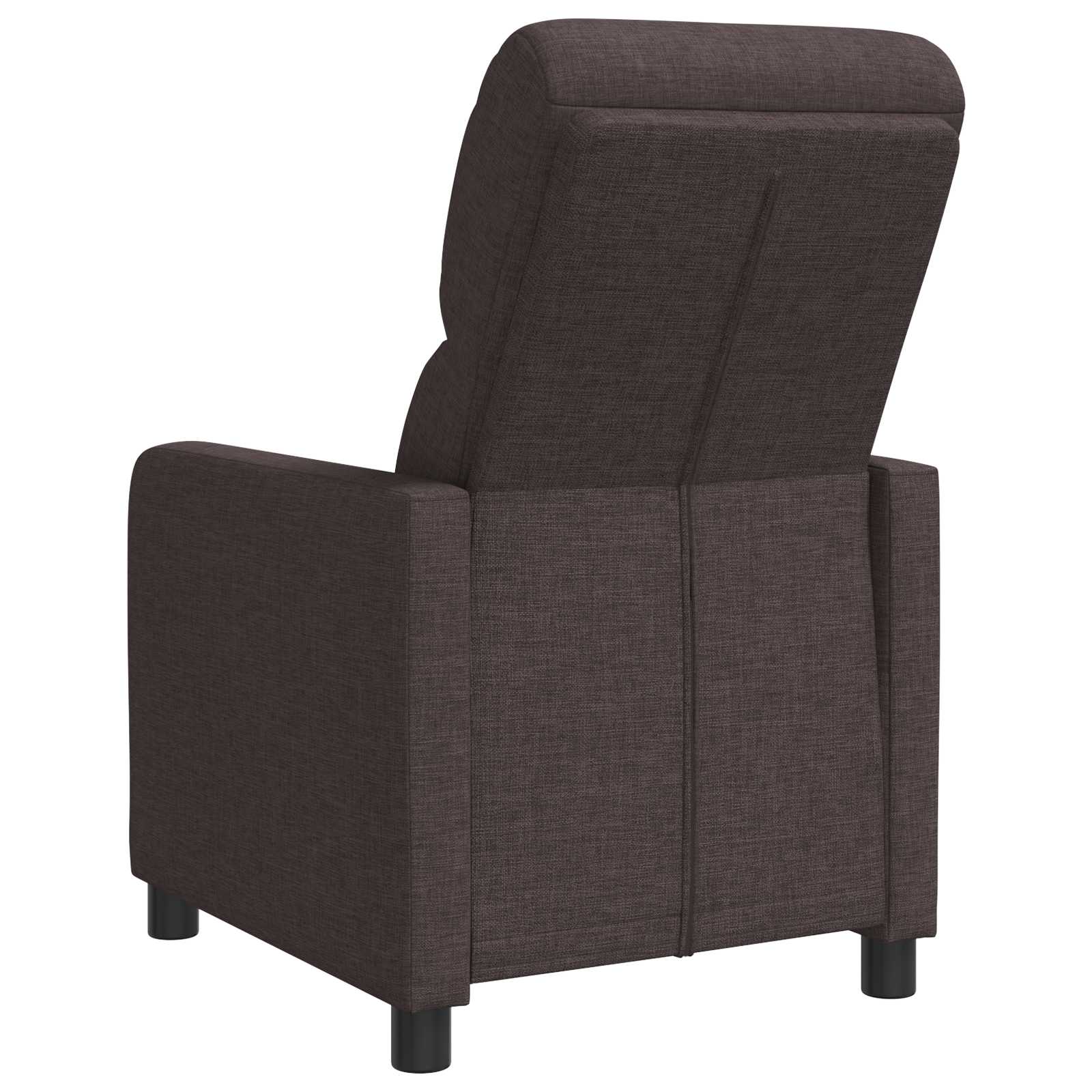 Relaxfauteuil Donkerbruin Stof