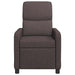 Relaxfauteuil Donkerbruin Stof
