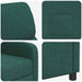 Relaxfauteuil Donkergroen Stof