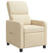 Relaxfauteuil Crèmekleurig Stof