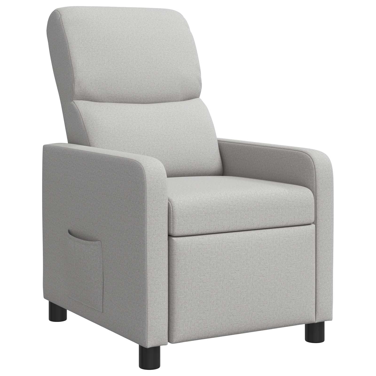 Relaxfauteuil Wolkengrijs Stof Wolkengrijze stof
