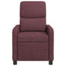 Relaxfauteuil Paars Stof
