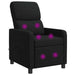 Relaxfauteuil Zwart Stof