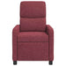 Relaxfauteuil Wijnrood Stof