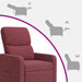 Relaxfauteuil Wijnrood Stof