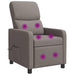Massage Recliner Taupe
