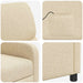 Relaxfauteuil Crèmekleurig Stof