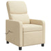 Relaxfauteuil Crèmekleurig Stof
