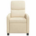 Relaxfauteuil Crèmekleurig Stof