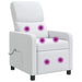 Relaxfauteuil Wit Stof