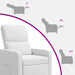 Relaxfauteuil Wit Stof