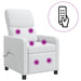 Relaxfauteuil Wit Stof