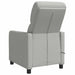 Massage Recliner Wolkengrijs Stof Wolkengrijze stof