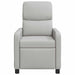 Massage Recliner Wolkengrijs Stof Wolkengrijze stof