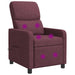 Relaxfauteuil Paars Stof