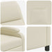 Relaxfauteuil Crèmekleurig Kunstleer