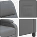 Relaxfauteuil Grijs Kunstleer