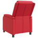 Relaxfauteuil Rood Kunstleer