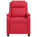 Relaxfauteuil Rood Kunstleer