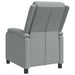 Relaxfauteuil Lichtgrijs Stof
