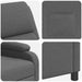Relaxfauteuil Donkergrijs Stof