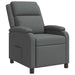 Relaxfauteuil Donkergrijs Stof