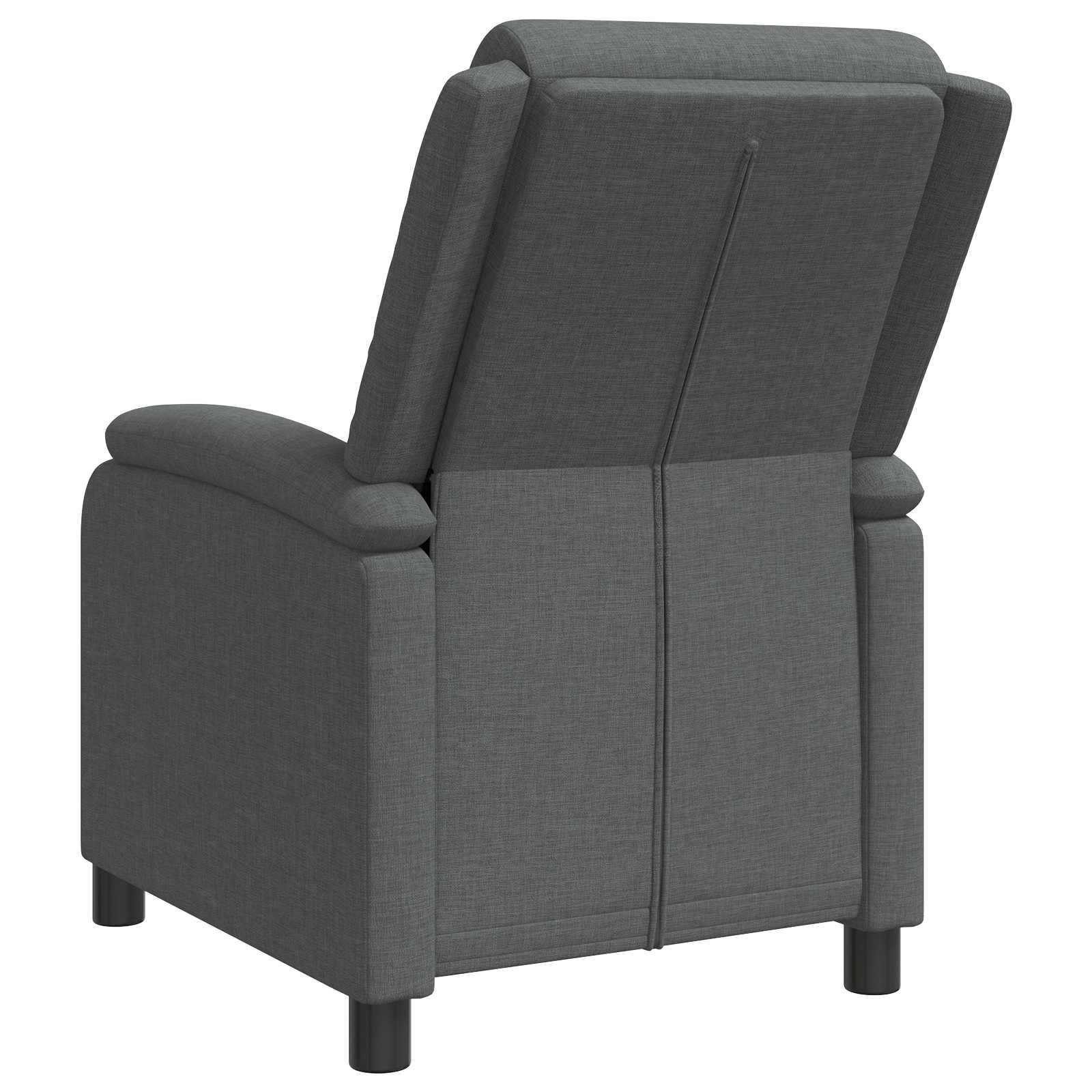 Relaxfauteuil Donkergrijs Stof