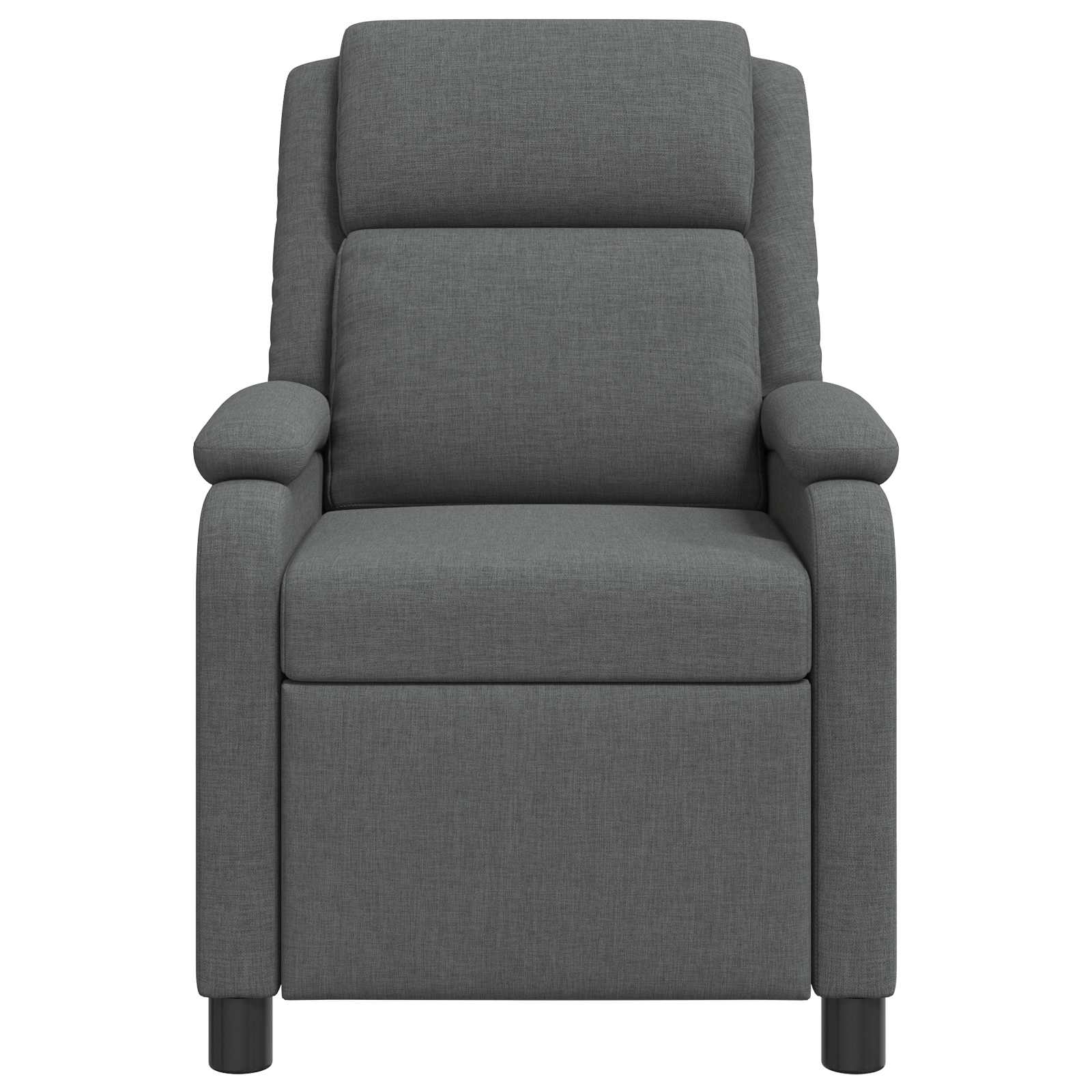 Relaxfauteuil Donkergrijs Stof