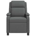 Relaxfauteuil Donkergrijs Stof