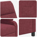 Relaxfauteuil Wijnrood Stof