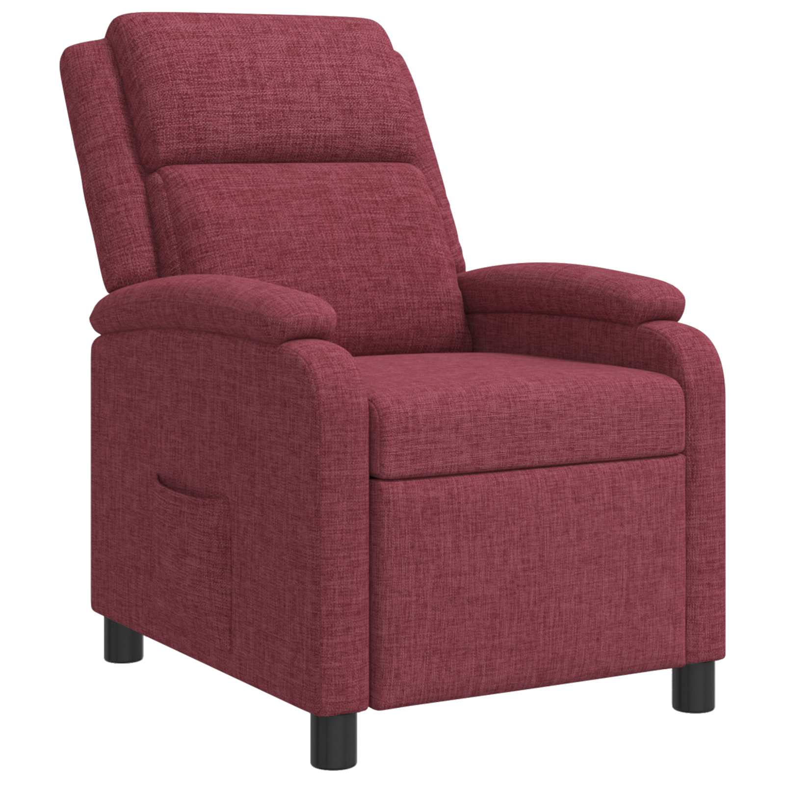 Relaxfauteuil Wijnrood Stof
